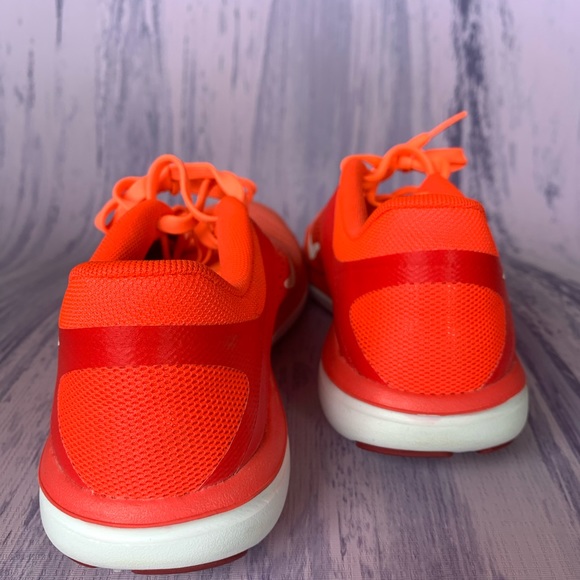 🥳🎀 Host Pick 🎀🥳 Nike Womens Flex 2016 Red Orange Running Shoes Sneakers … - Picture 8 of 10